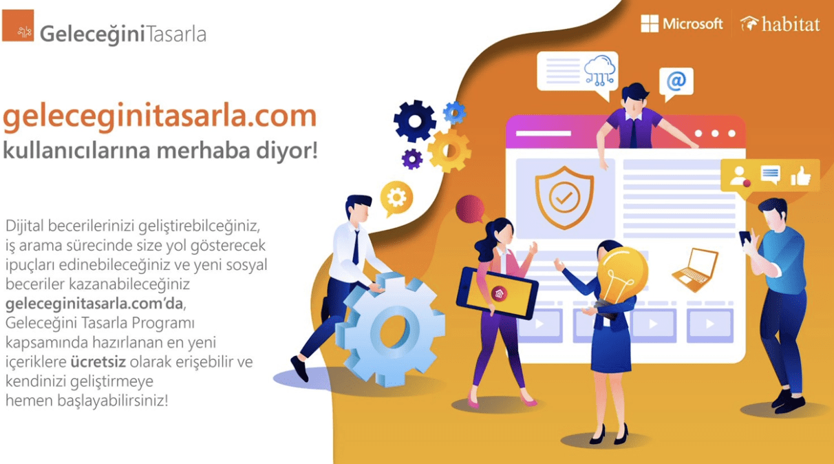 Microsoft ve Habitat Derneği Online Eğitime Başlıyor