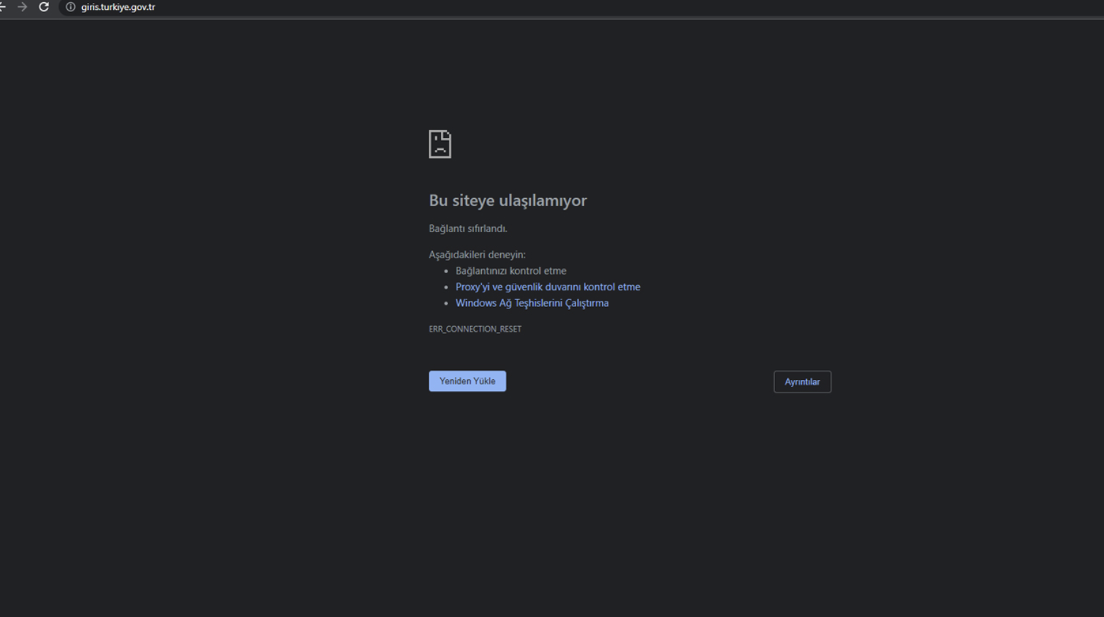e-Devlet Çöktü mü? Sorun Çözüldü mü?