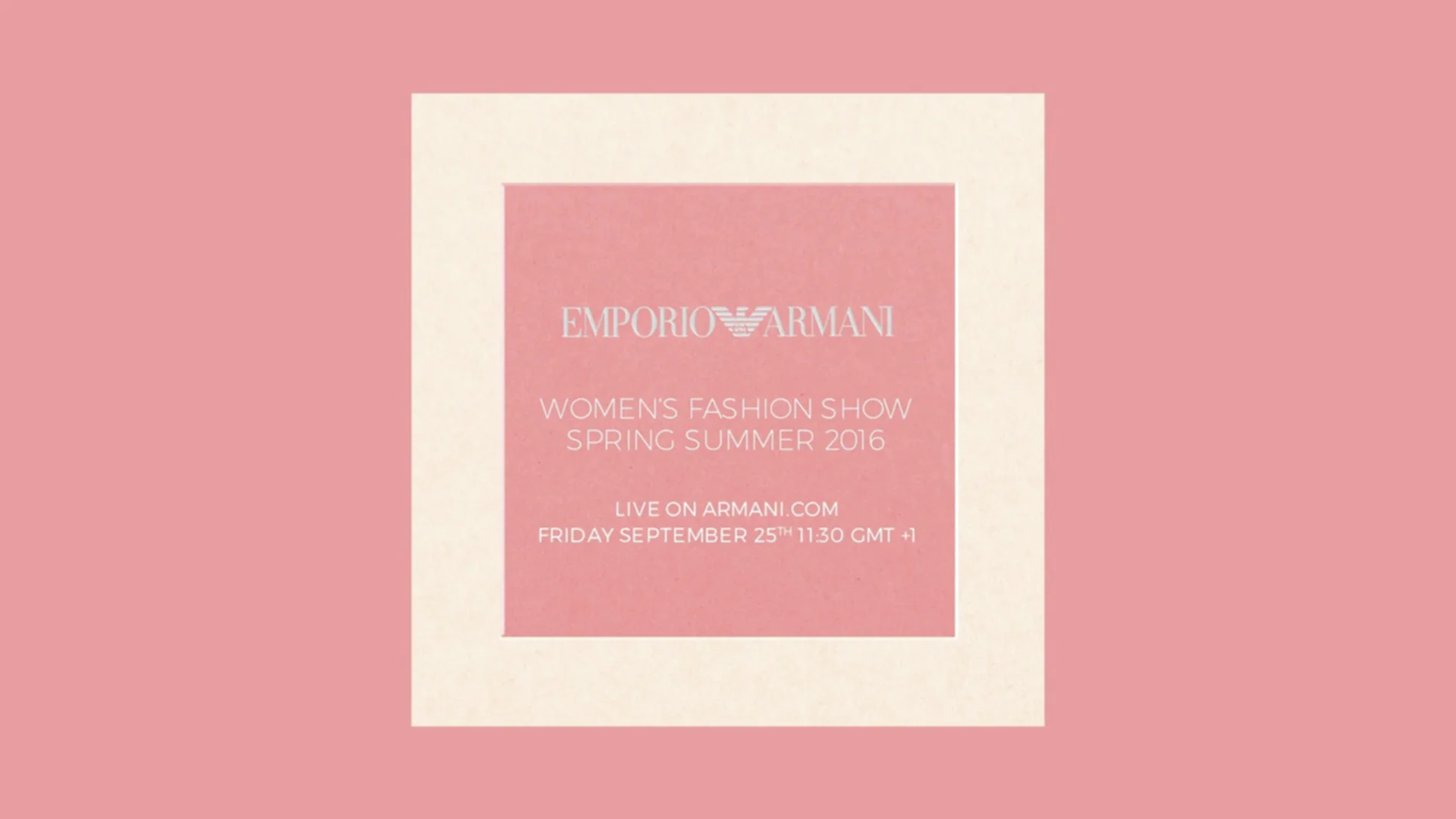 Emporio Armani 2016