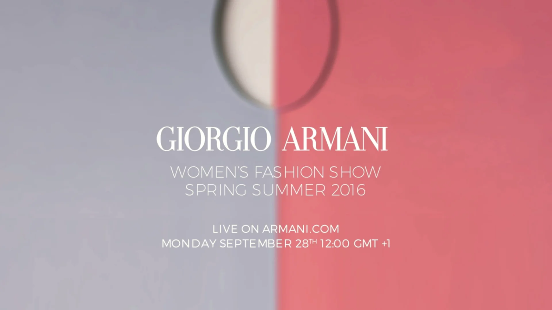 Giorgio Armani 2016