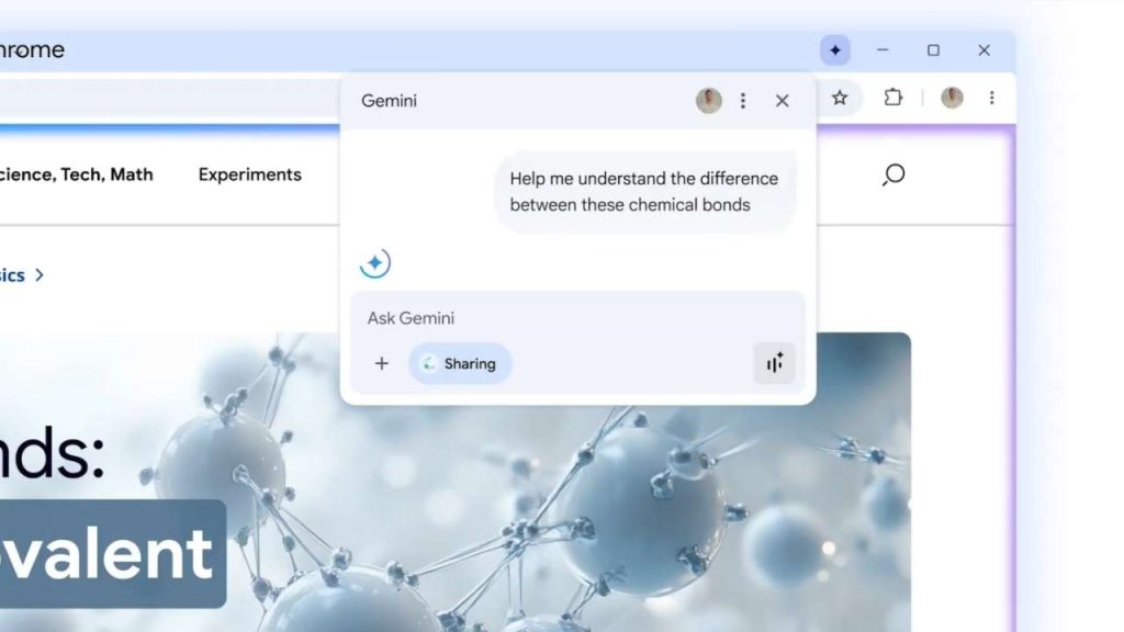 dijital dünyada yeni bir asistan: chrome ile gemini birleşiyor 1 chrome gemini