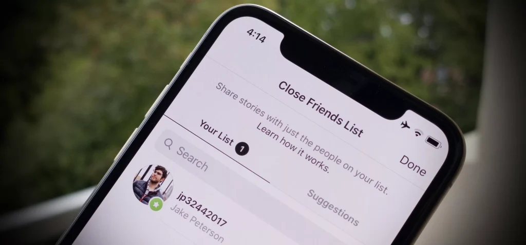 instagram yakın arkadaşlar