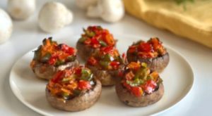 Mantarların İçine Sağlıklı Bir Yolculuk: Karışık Sebzeli Mantar Dolması