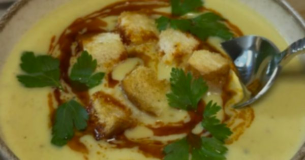 Közlenmiş Patlıcanlı Hünkar Çorbası