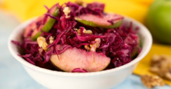 mor lahana salatası