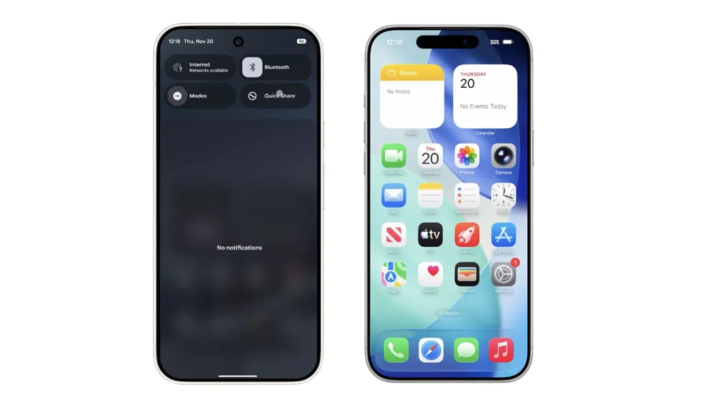 android iphone dosya aktarımı