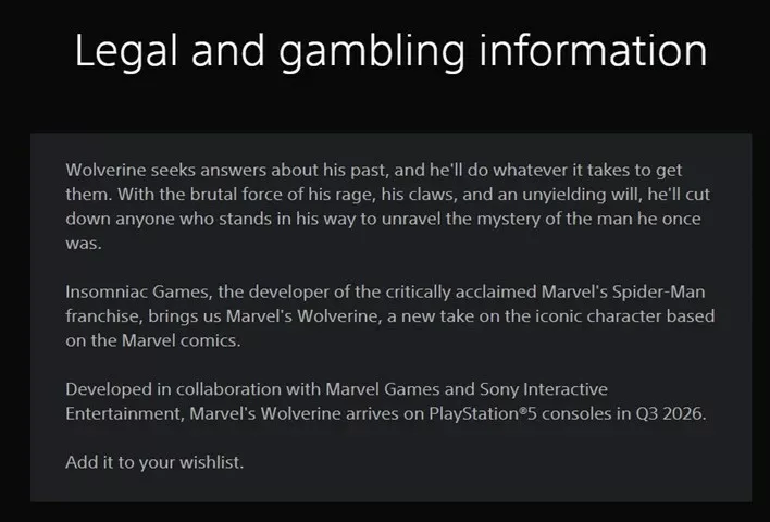 marvel's wolverine: beklenmedik bir çıkış tarihi gelişmesi 1 marvel's wolverine
