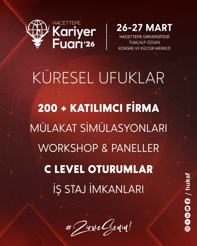 hacettepe kariyer fuarı: geleceğinizi şekillendirin 1 kariyer fuarı