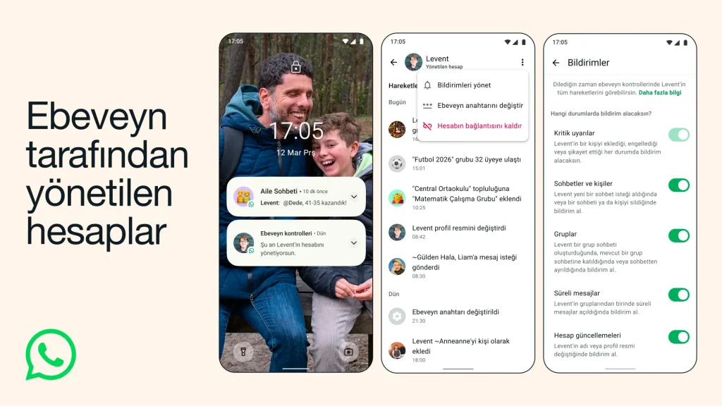whatsapp'ta çocuklar i̇çin yeni dönem: ebeveyn denetimi 2 ebeveyn denetimi