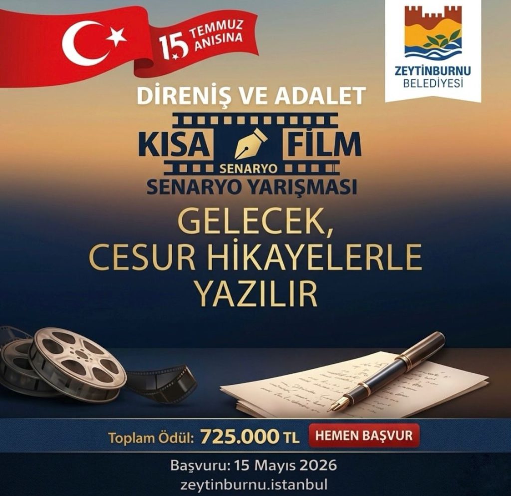 zeytinburnu'nda sinemanın gücü: yarışma ile hikayenizi anlatın 1 senaryo yarışması