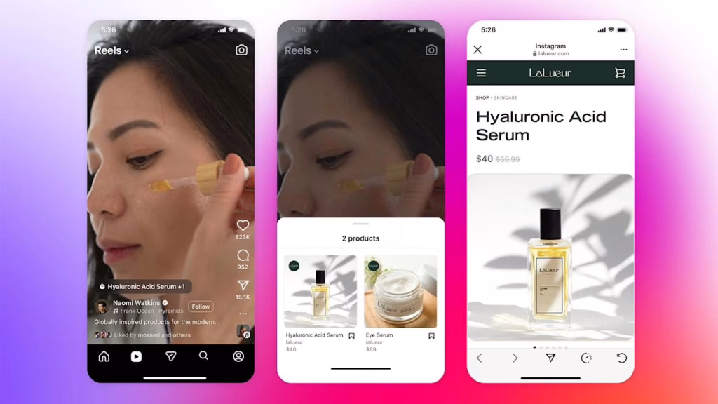 reels videolarında alışverişin yeni dönemi 1 alışveriş bağlantıları