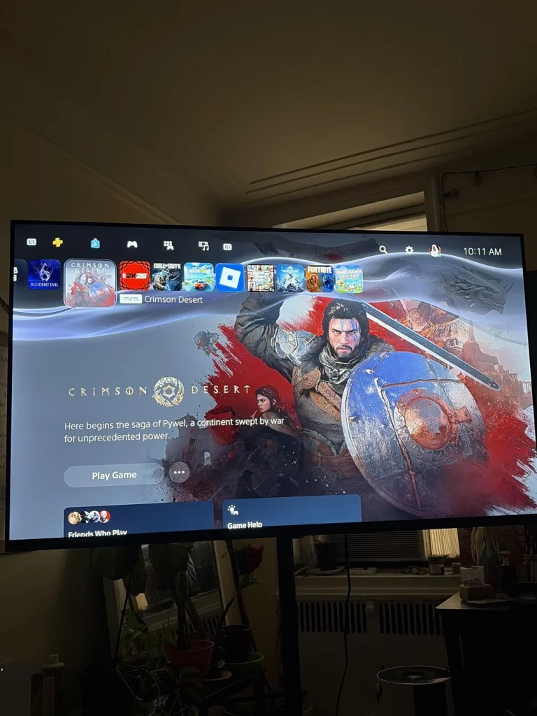 playstation 5 arayüz