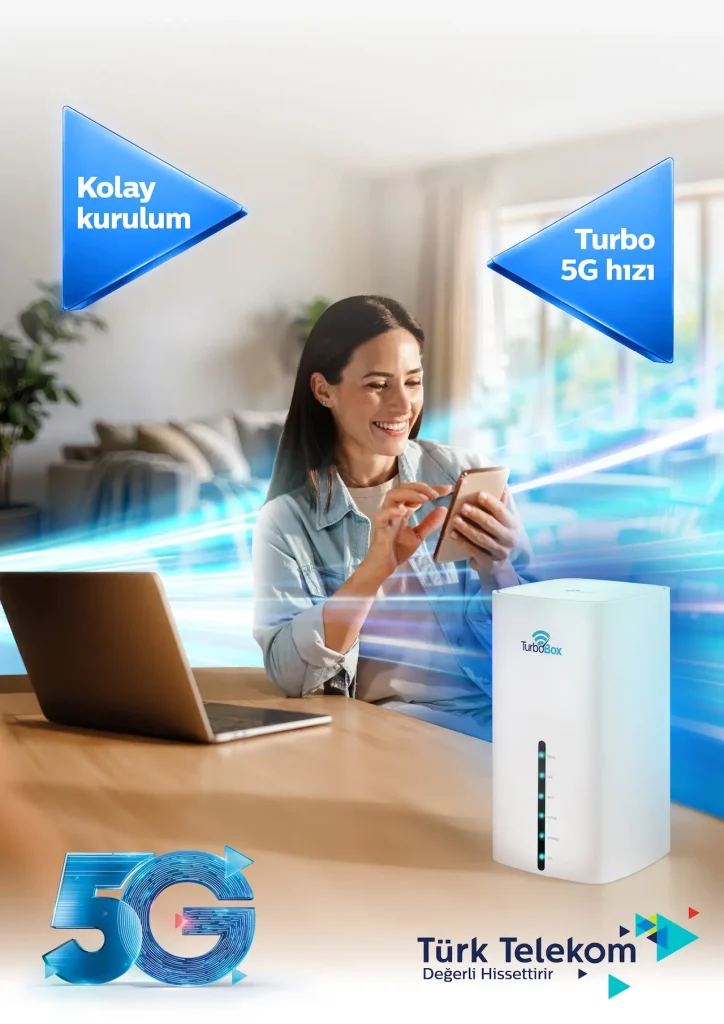5g teknolojisiyle taşınabilir i̇nternetin yeni yüzü: turbobox 1 5g destekli modem