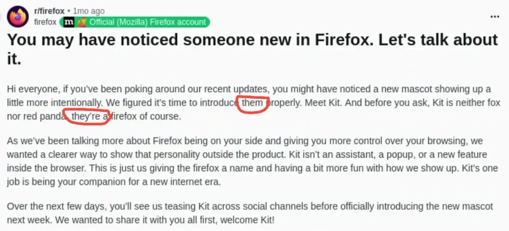 firefox kit tartışması