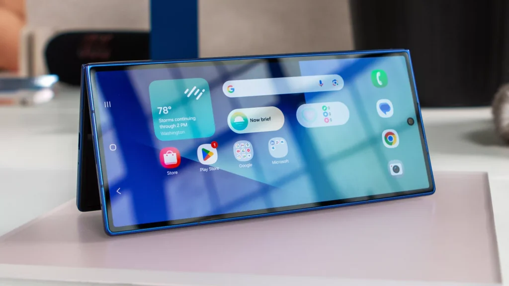 yeni dönemin katlanabilir telefonu: galaxy z wide fold 1 katlanabilir telefon