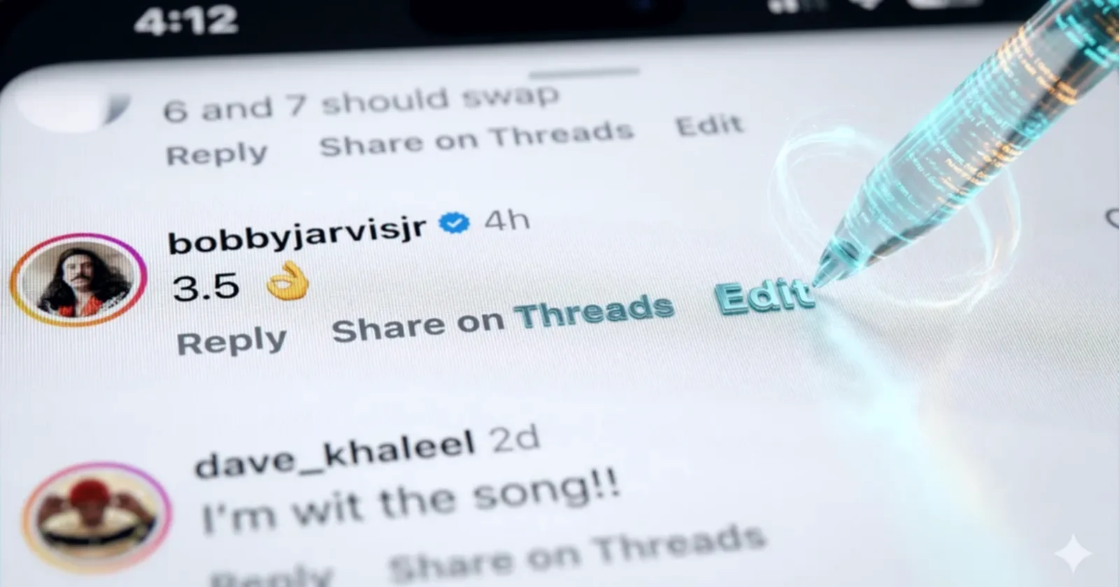 Instagram yorum düzenleme