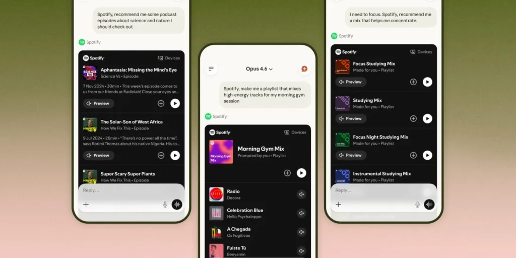 spotify claude entegrasyonu