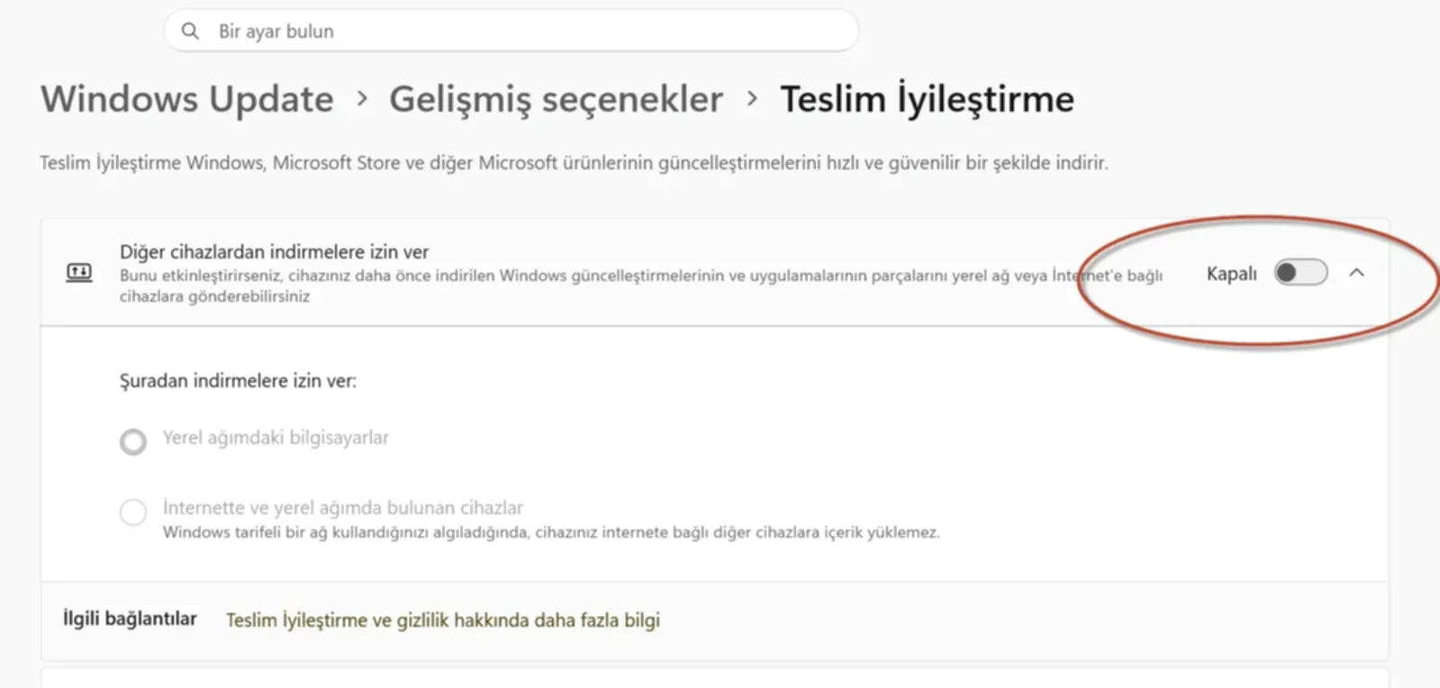 Teslim İyileştirme