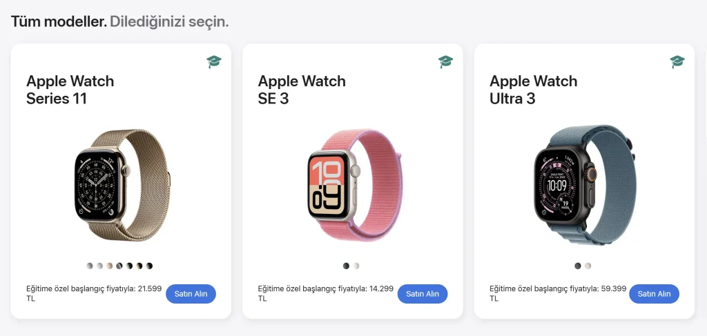 apple watch indirim