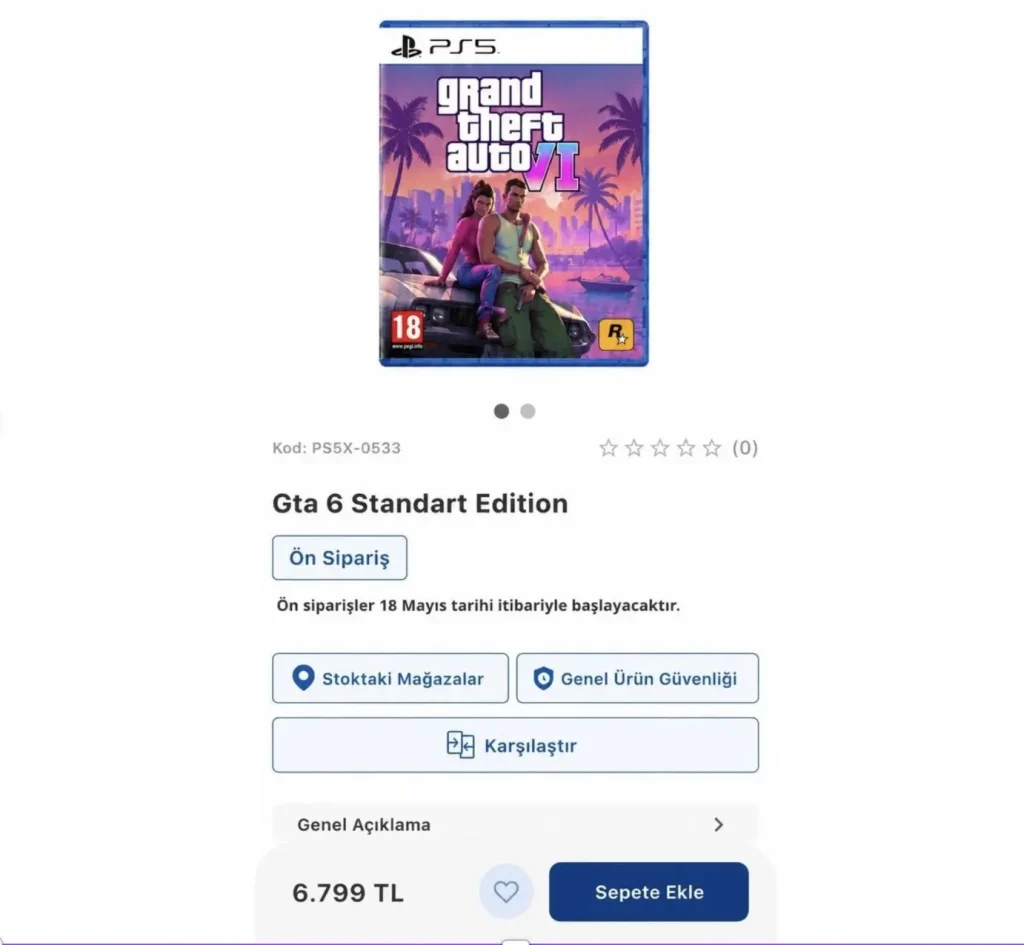 gta 6: yeni dönemin kapılarını aralayan fiyat 1 gta 6 fiyatı