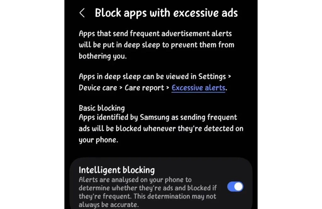 akıllı telefonlarda reklam kirliliğine son: samsung'un yeni özelliği 1 samsung reklam engelleyici