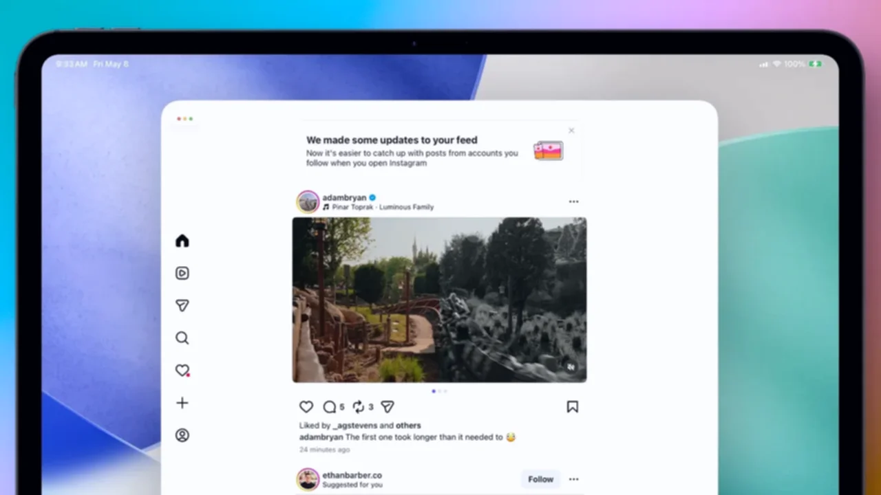 Instagram iPad